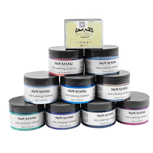 Pink Temporary Hair Color Wax - Washable Styling Clay for Kids Teens Adults