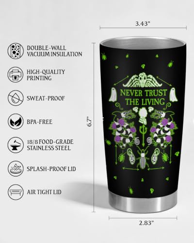 34HD Ghost Exorcist 20 oz Tumbler - Spooky Lover Gift, Halloween Theme