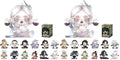 POP MART Skullpanda Action Figures Ink Plum Blossom Series - Single Box Pack of 2