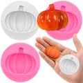 Halloween Pumpkin Silicone Mold for Cake Candy Chocolate Decorations - 4 Pieces