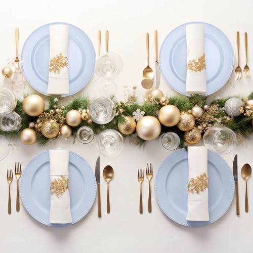 Light Blue Beaded Round Charger Plates - 13 Inch Set of 36 with Variation Light Blue / Beaded