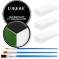 BeFIVECOK Halloween Face & Body Paint Kit - 05 Beetlejuice/Witch, Includes Sponges & Brushes