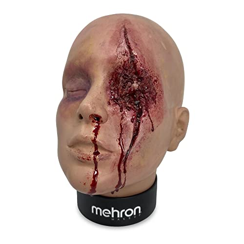 Beige Mehron Makeup Practice Head for Students - Professional Vinyl Mannequin