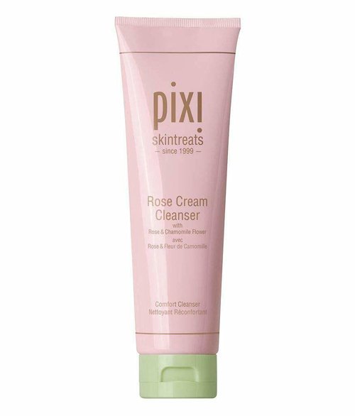 Pixi Beauty Rose Cream Cleanser - Mineral-Rich Soothing Formula with Rose Flower Oil | 135ml (4.57 Fl Oz)