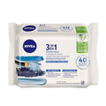 NIVEA 3-in-1 Refreshing Face Cleansing Wipes for Normal & Combination Skin