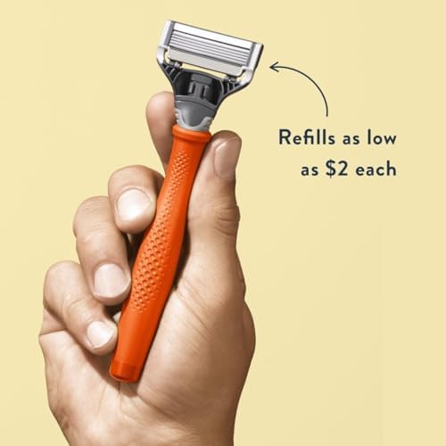 Harry's Razor Handle and 1 Five-Blade Cartridge - Men’s Shaving Set - Variation 1 Handle + 1 Blade