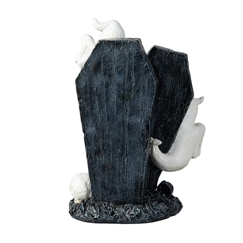 Halloween Ghost Gravestone Table Sign - Indoor Outdoor Decor for Party & Home