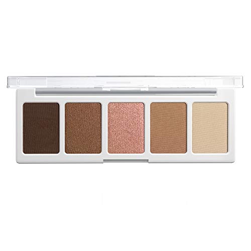 Wet n Wild Color Icon Eyeshadow Palette - Brown Walking On Eggshells, 5 Shades, Matte & Shimmer
