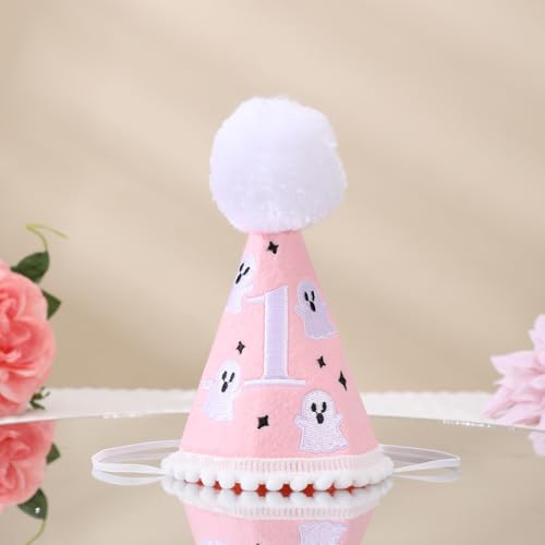 Kids Spooky First Birthday Hat - Halloween Ghost Party Accessory