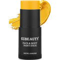 Yellow Face Paint Stick - Full Coverage SFX Makeup Foundation for Halloween & Costumes - Non-Toxic Body Paint