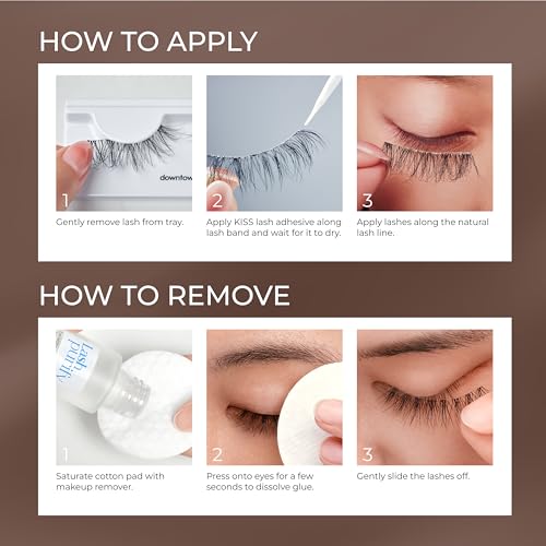 False Eyelashes Pack of 4 - 14mm Naked Drama Lash Clusters Taffeta Variation