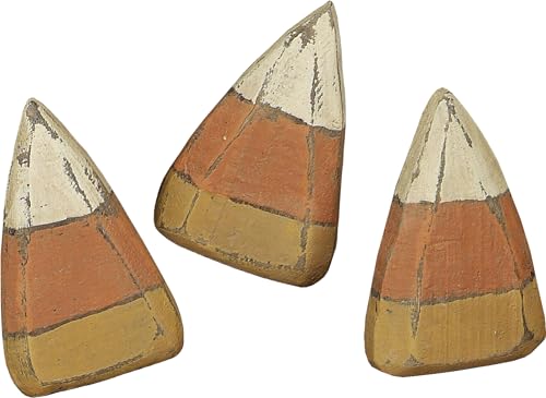 Primitive Wooden Candy Corn Decor Set of 6 Halloween Primitive Design