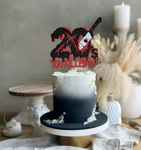 Halloween 30th Birthday Cake Topper - You Killed It 20s Design