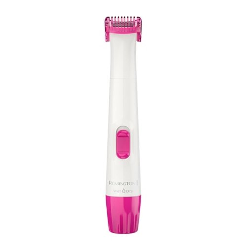 Remington Smooth & Silky Bikini Trimmer & Shaver Kit - Cordless & Waterproof for Shower Use | White/Pink