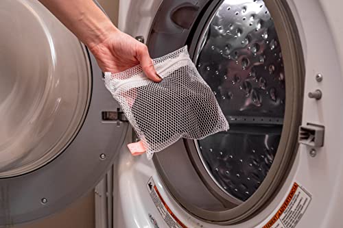 Reusable Makeup Remover Wipes 4-Inch Black Face Towels with Laundry Bag - 5 Pack