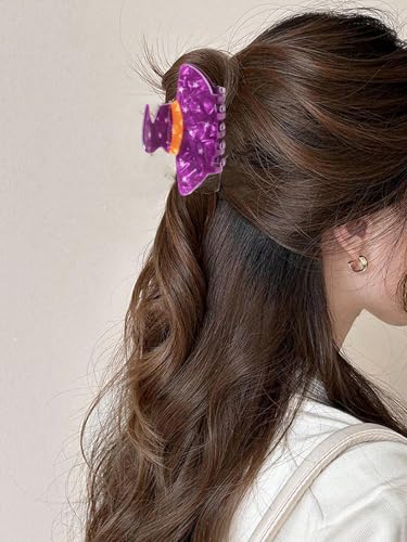 Purple Witch Hat Hair Claw Clip Halloween Hair Accessories - Variation 7