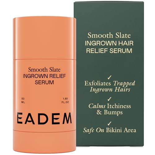 Ingrown Hair Serum & Roller for Razor Bumps & Dark Spots - Sensitive Skin Safe