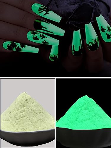 Kalolary Luminous Neon Nail Powder Set - 12 Colors for UV & Night Glow