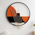 Large 3D Metal Wall Decor - Geometric Circular Wall Sculpture for Bedroom Living Room - 22.4"H x 19.7"W - Modern Luxury Wall Art - Variation of THIS listing