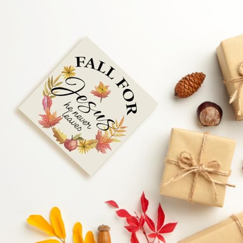Fall Leaves Wooden Decor for Home and Gifts - Rustic Autumn Accent