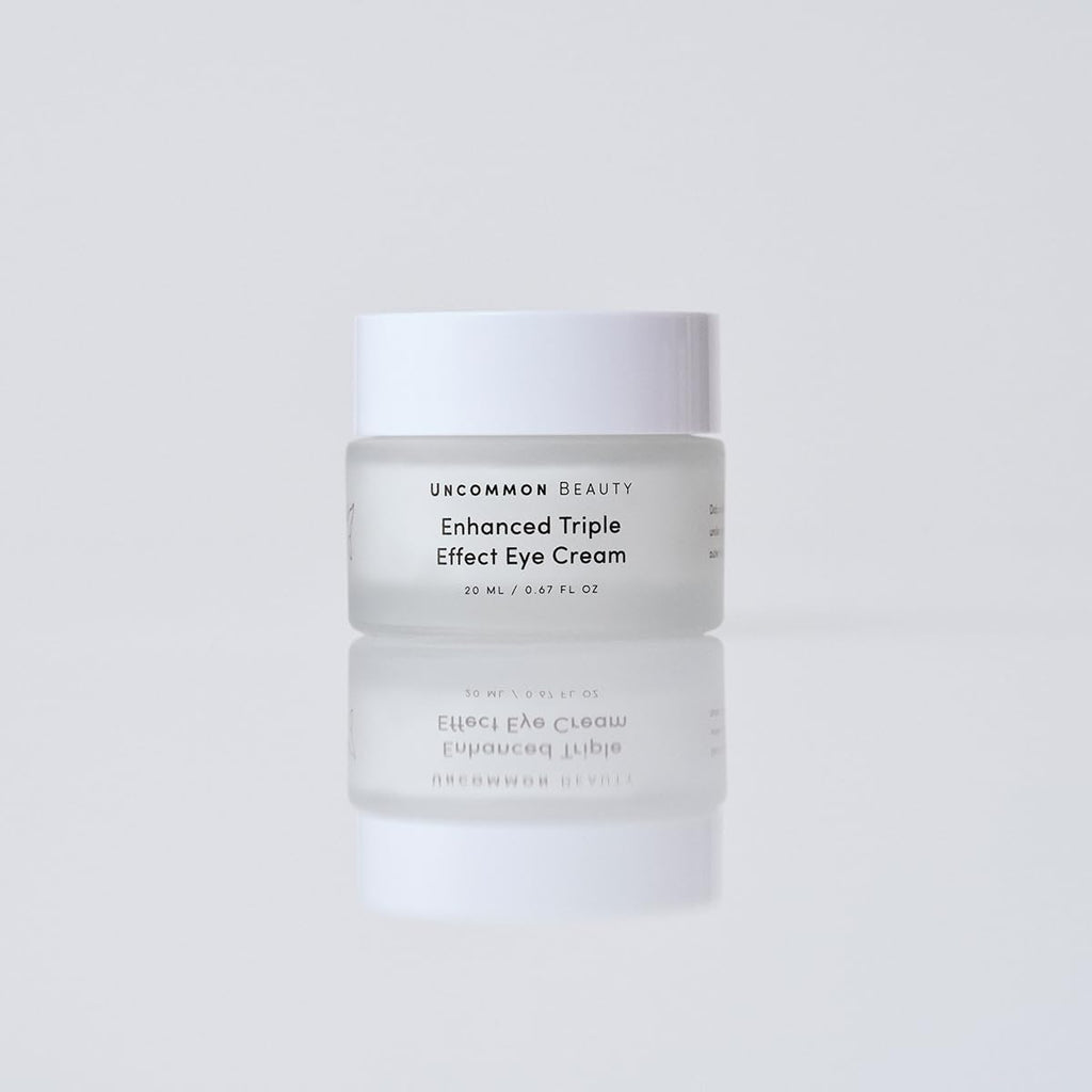 Uncommon Beauty Eye Cream - Triple Effect Anti-Aging Formula Reduces Fine Lines & Dark Circles | 0.67 FL OZ, Vegan & Cruelty-Free