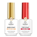 Beetles Gel Base and Top Coat Set 2Pcs 15ml - Clear F-Variation