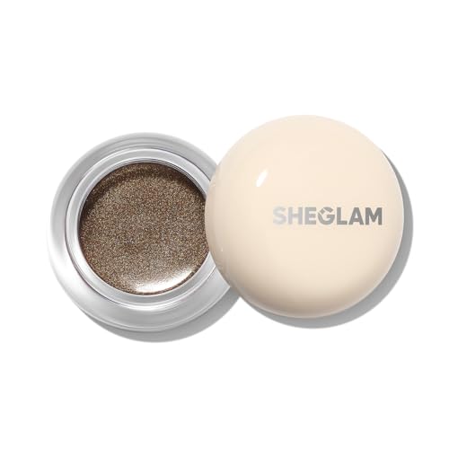 SHEGLAM Starstruck Cream Eyeshadow Pot - High Pigment Long-Lasting Sable