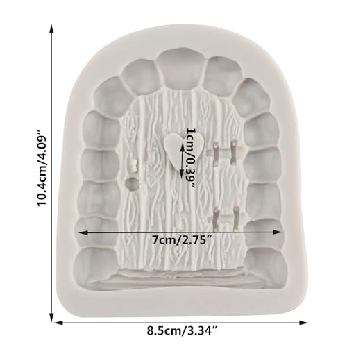 Fairy Door Silicone Mold for Cake Decorating - Style A