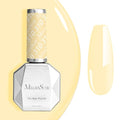 Milky Yellow Gel Nail Polish - Macaron Color UV Soak Off 15ML - Creamy Yellow - Variation A