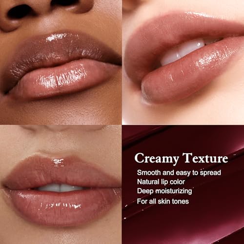 Black Lipstick & Brown Lip Liner Set Tinted Lip Balm for Hydration & Precision — Black & Brown Variation