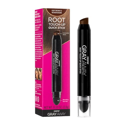 Gray Away Root Touch-Up Stick Light Brown 0.1 oz - Instant Gray Coverage