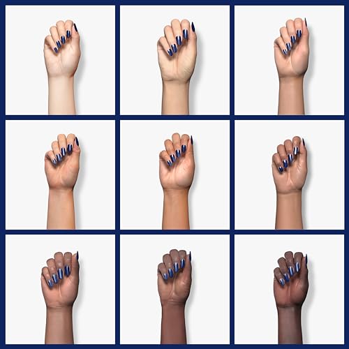 Beetles Gel Nail Polish Navy Eclipse Blue 15ML - Creme Blue Variation D