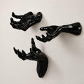 Gothic Reaching Horror Hands Wall Decor Set - Creepy Halloween Home Accent