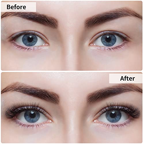Magnetic Eyelashes with Eyeliner Kit - 12 Reusable Natural 3D False Lashes