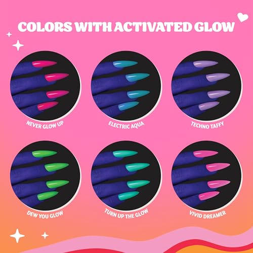 Glow-in-The-Dark Gel Nail Polish - Dew You Glow, 9ml - HEMA-Free, Long-Lasting