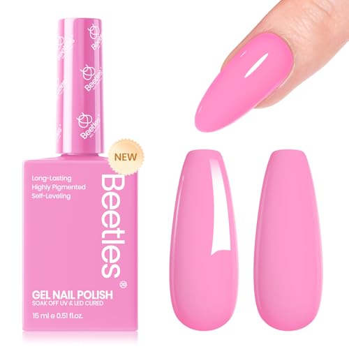 Pink Gel Nail Polish - Light Pink 15ML Long-Lasting UV & LED Curing