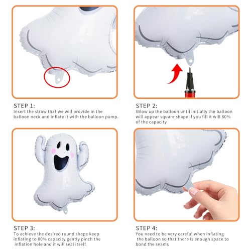 Halloween Balloon Set 9 Pieces Foil Balloons Halloween Party Decorations