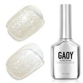 GAOY Glitter Gel Nail Polish Snowblind 16ml Pearl Effect, Long-Lasting