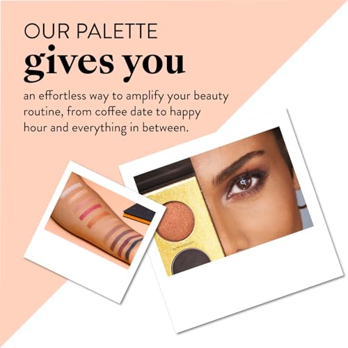 Mented Everynight Eyeshadow Palette Nude & Dark Shades - 17g
