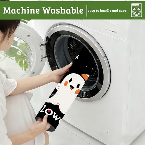 Halloween Ghost Bathroom Rug Non-Slip Washable 17x29.5 Inch Floor Mat