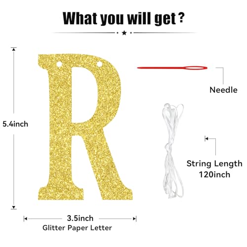 Gold Glitter Pumpkin 2nd Birthday Banner Kids Party Decorations