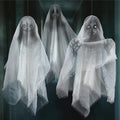 Ghost Hanging Decorations Set - Creepy Floating Ghost Garlands for Halloween Haunted House Yard Decor