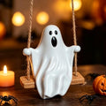 Halloween Ghost Car Ornament - Swinging Resin Hanging Decoration - Style 2