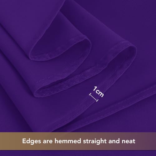 Purple Rectangle Tablecloth 8 Pack - 60x120 Inch for 8 Foot Tables