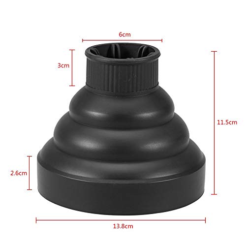 Universal Hair Diffuser - Frizz Control Attachment for 2.4-Inch Blow Dryers | Ideal for Curly & Thick Hair