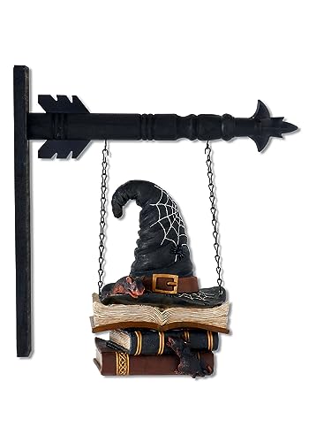 Halloween Stacked Books Arrow Replacement - 12-Inch Resin Decor