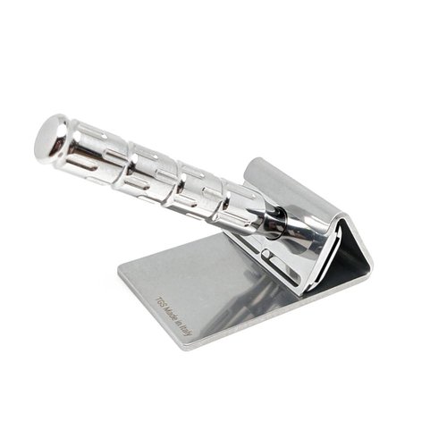 The Goodfellas' Smile 304 Stainless Steel Double Edge Safety Razor Stand, Compatible with all Standard Safety Razor Models & Brands