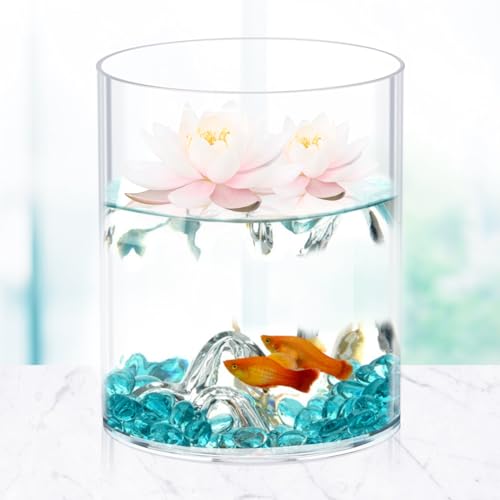 6x6 Inch Clear Flower Vase - Modern Cube Centerpiece for Home & Events - 1 Piece