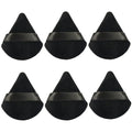 6Pcs Triangle Powder Puffs for Loose & Foundation Makeup - Precise & Soft Application