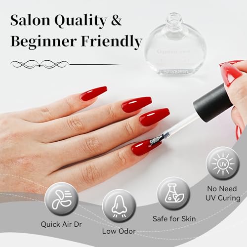 OpenLive Top Coat Nail Polish 16.5ml Clear High Gloss Shine - Variation of THIS listing